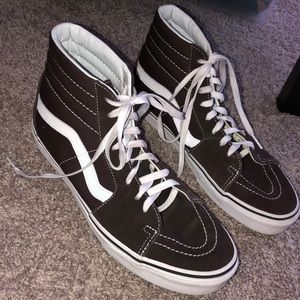Dark Brown Sk8 High Tops!
